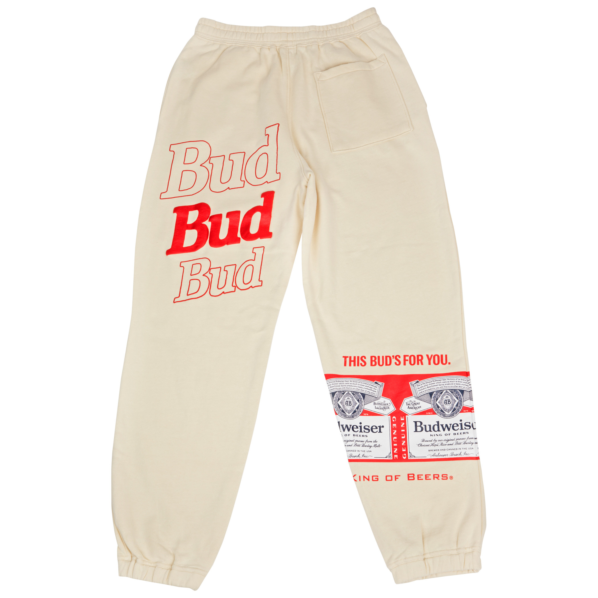 Budweiser This Bud's For You Fleece Sweatpant Joggers